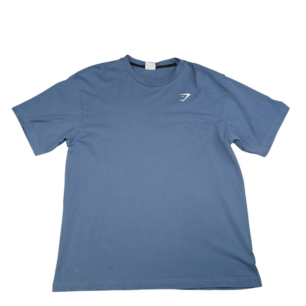 Gymshark‎ Mens Blue Short Sleeve Crew Neck Training T-Shirt Size M A1A3E